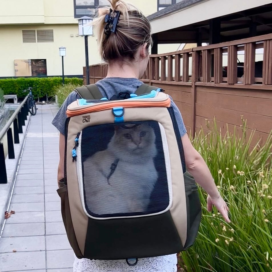 "The Navigator Earth" Convertible Cat Backpack - For Adventurous Cats and Humans