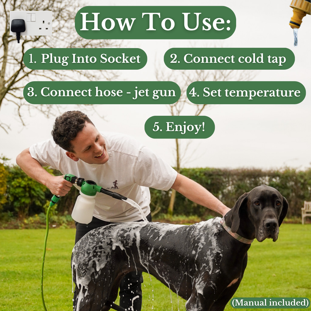 Portable Warm Shower Mini™ - 3kw Plug In